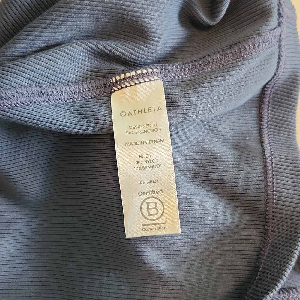 Athleta Shanti Rib Racerback Tank Top - Picture 3 of 4